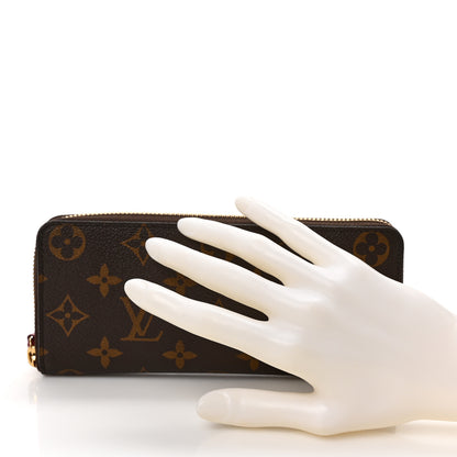 Louis Vuitton Monogram Clemence Wallet Fuchsia 2 of 6