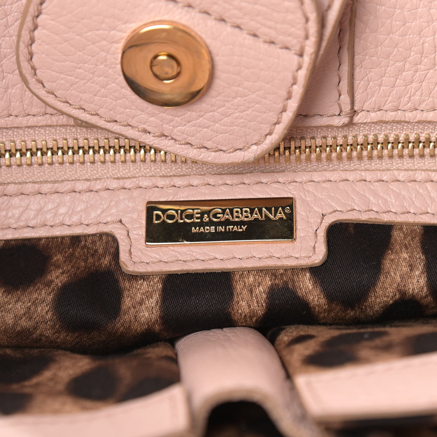Dolce & Gabbana Grained Deerskin Extra Large Miss Sicily Satchel Light Pink 7 of 18