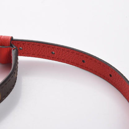 Louis Vuitton Monogram Adjustable Shoulder Strap Red 5 of 5