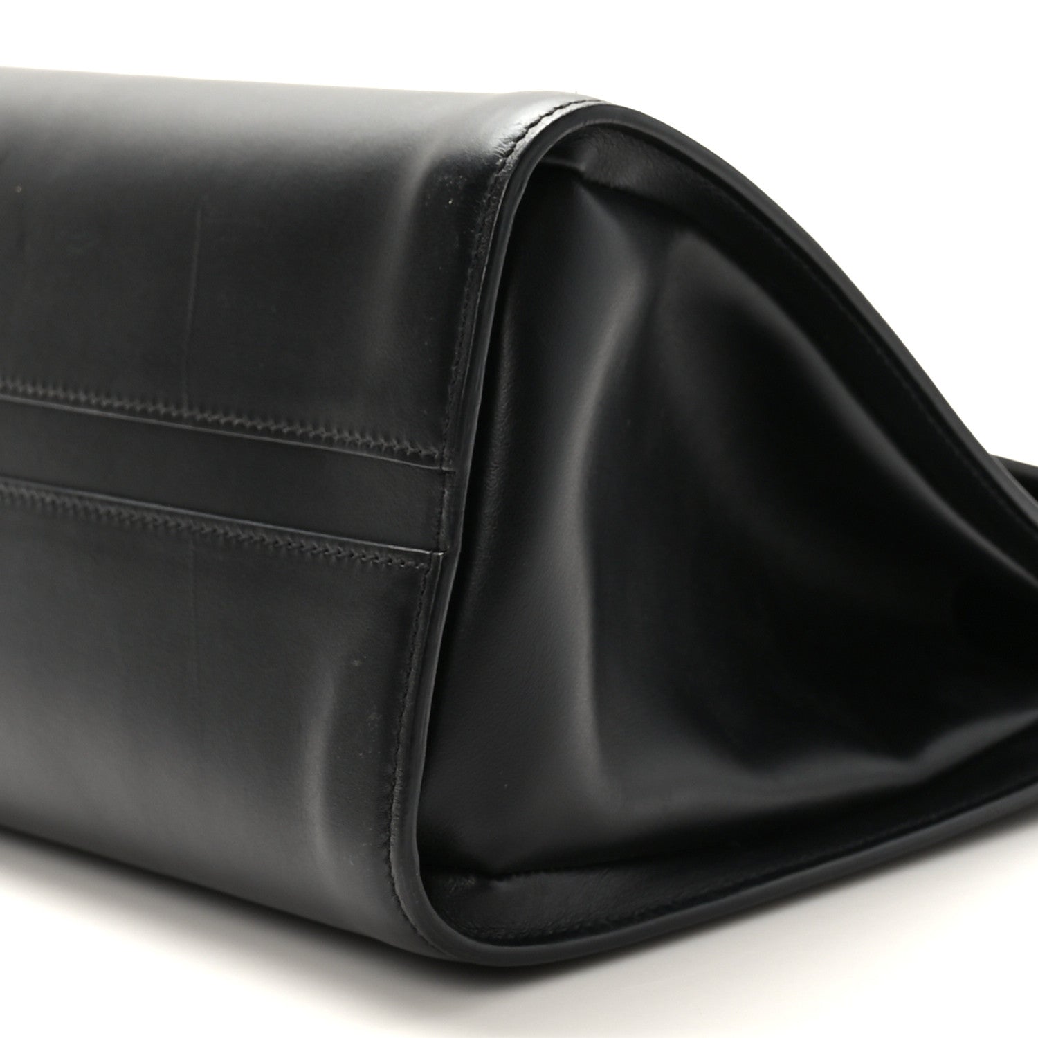 Chloe Shiny Calfskin Medium Annie Shoulder Bag Black 8 of 9