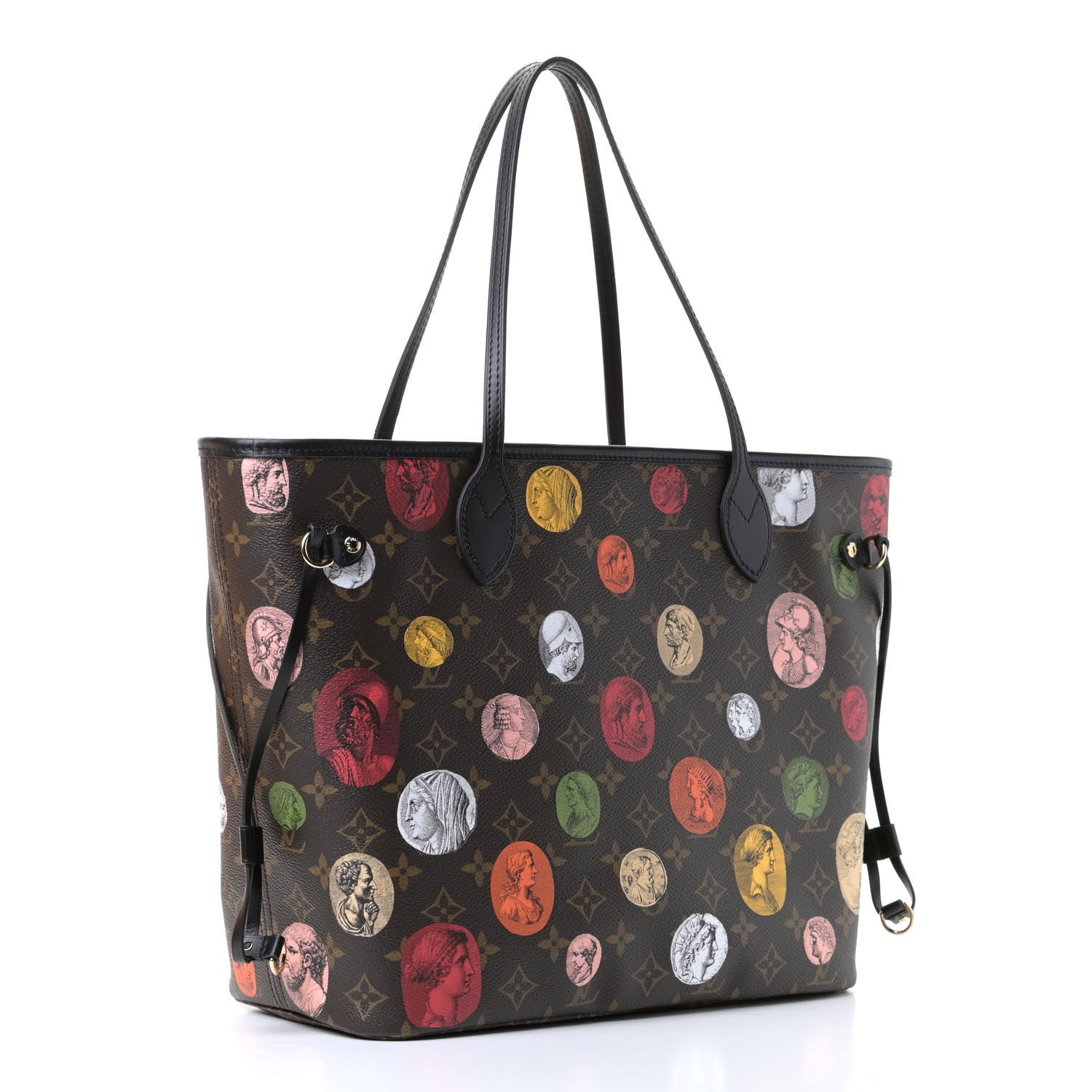 Louis Vuitton X FORNASETTI Monogram Cameo Neverfull MM 2 of 5
