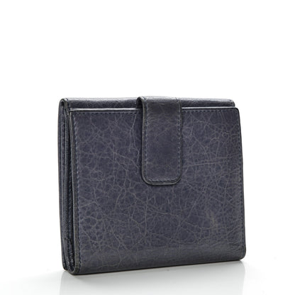 Balenciaga Agneau Bi-Fold Compact Wallet Jacynthe 3 of 8