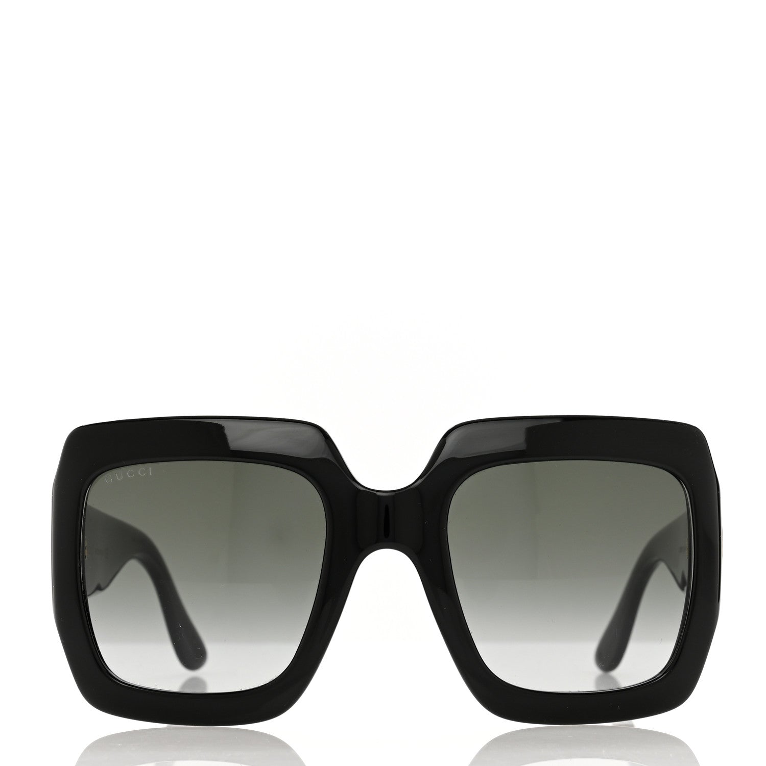 Gucci Acetate Square Frame Sunglasses GG0053S Black 2 of 6