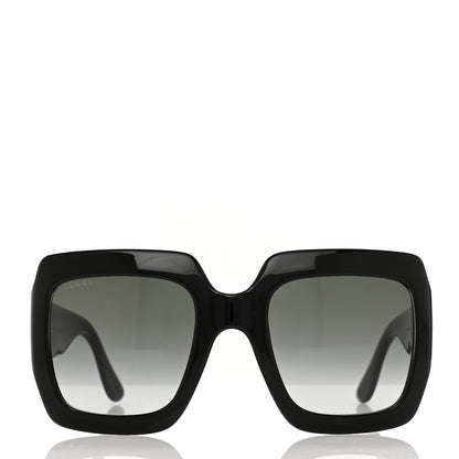 Gucci Acetate Square Frame Sunglasses GG0053S Black 2 of 6