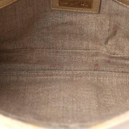 Fendi Lurex Zucca Baguette Gold Silver 11 of 12