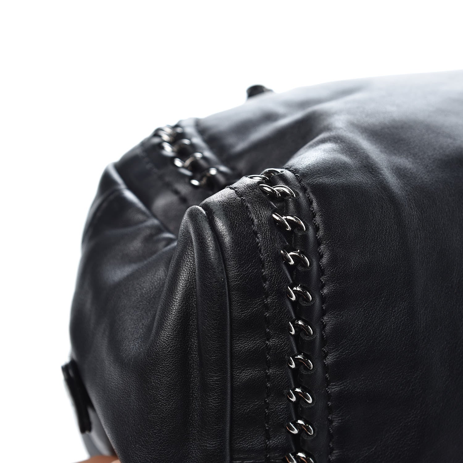 Chanel Smooth Calfskin Medium Luxe Ligne Bowler Black 11 of 14