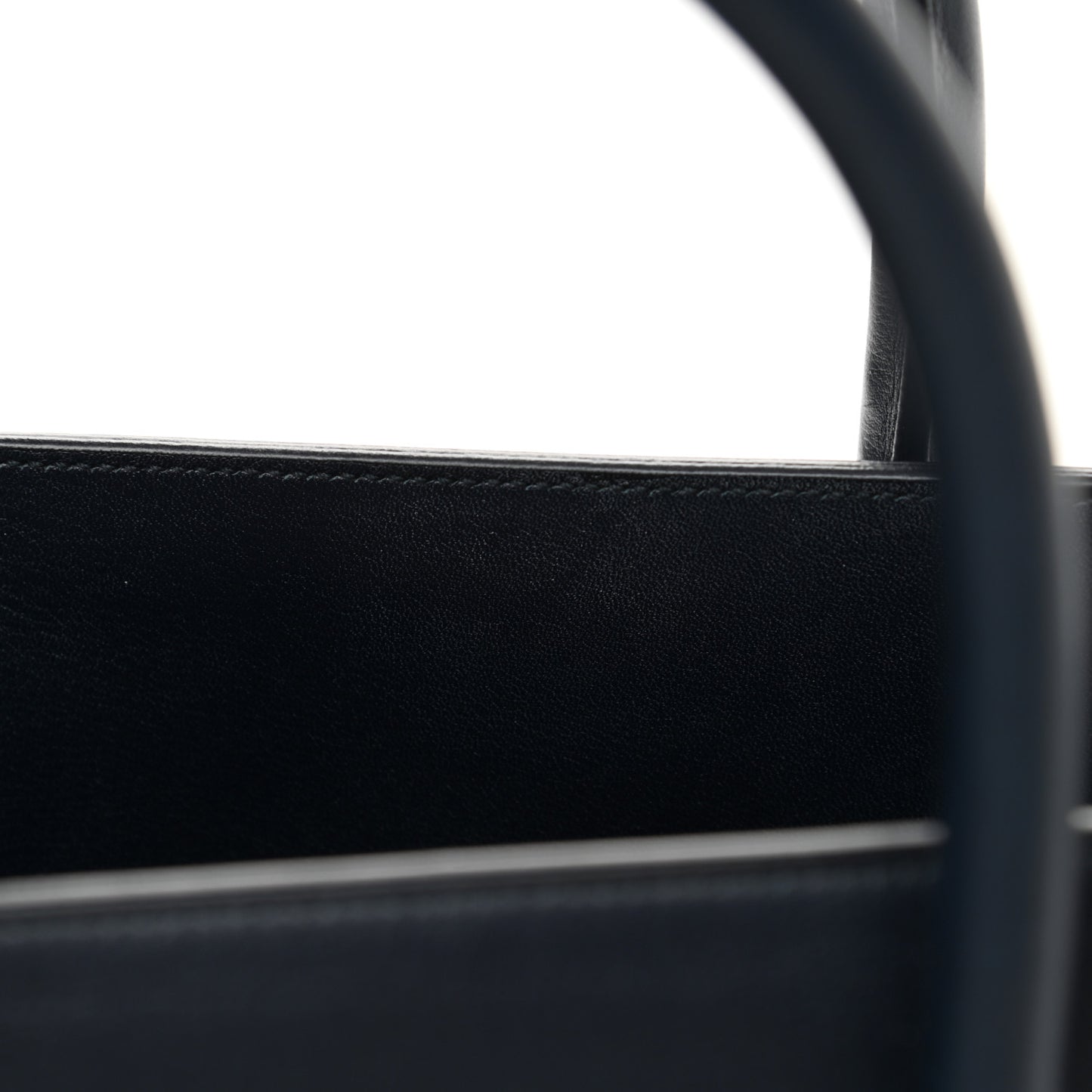 Smooth Calfskin Small Double Face Sac De Jour Marine Black