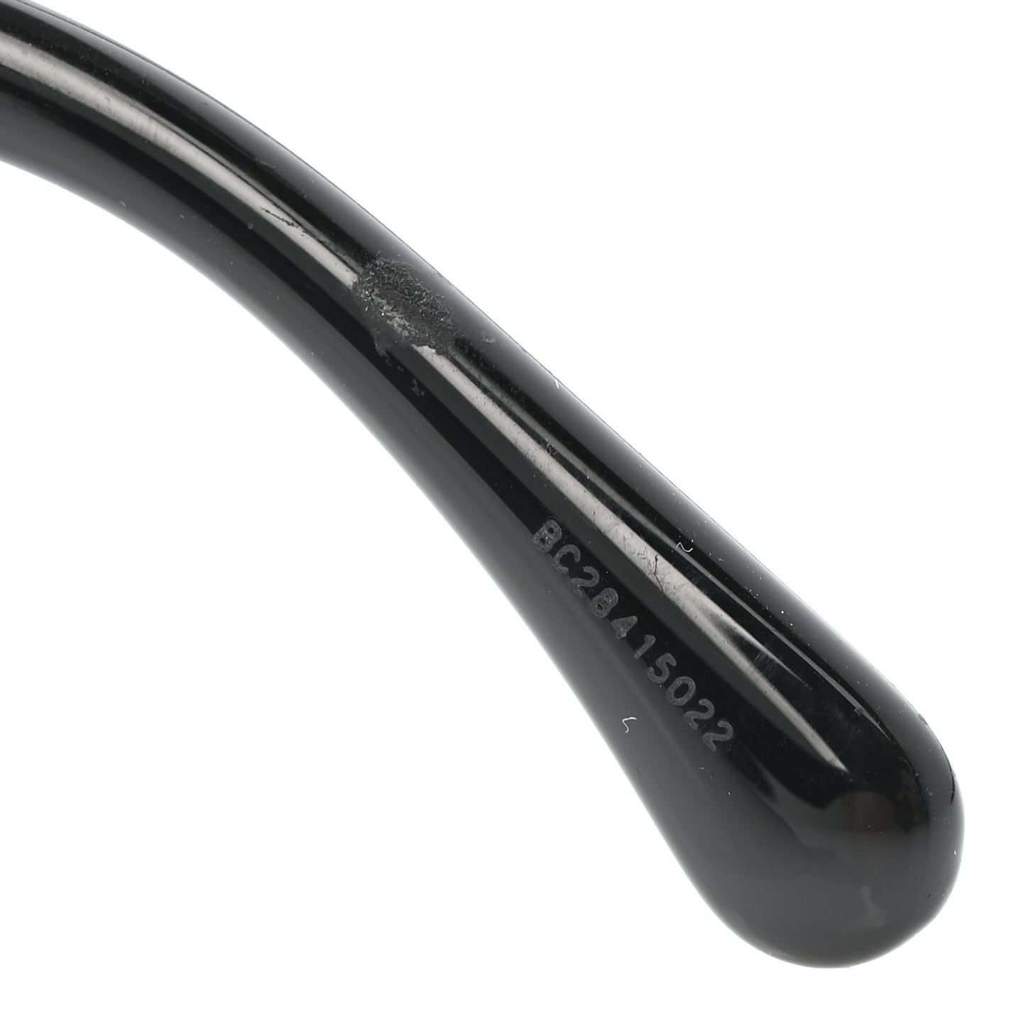Acetate Crystal CC Shield Sunglasses 5466-B-A Black