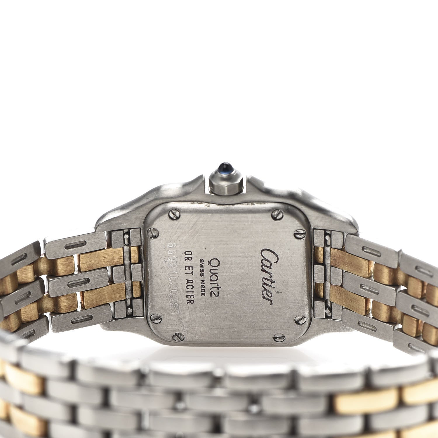 Cartier Stainless Steel 18K Yellow Gold 22mm Panthere Quartz Watch 5 of 6