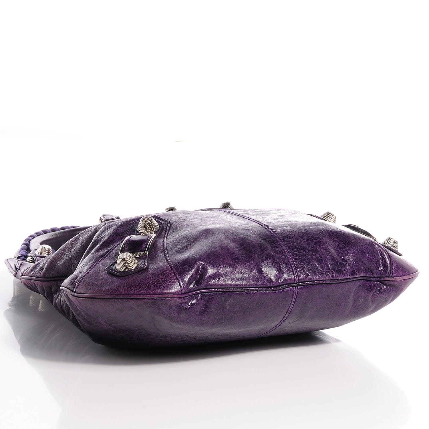 Balenciaga Agneau Giant 21 Silver Hardware Slim Hobo Sapphire 4 of 9