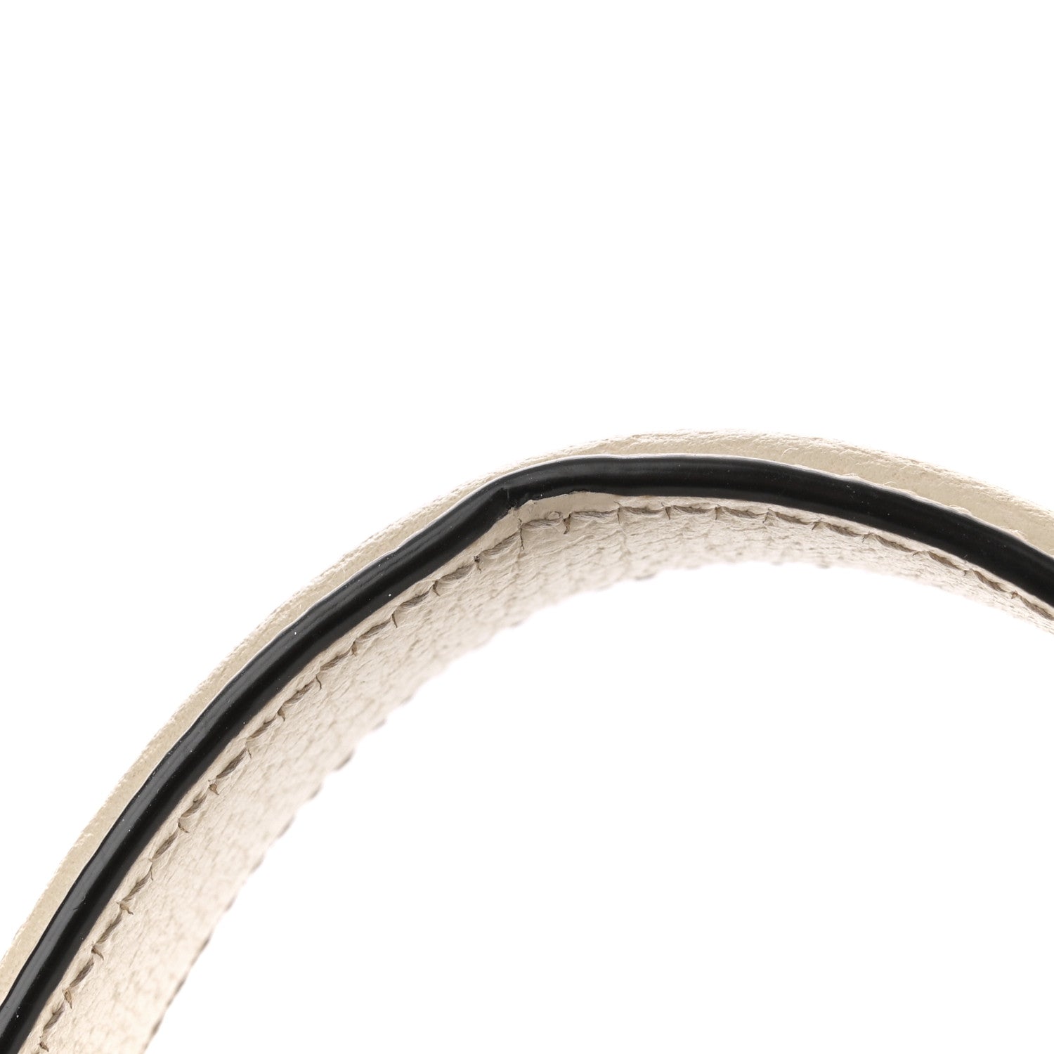 Gucci Textured Calfskin Bee Star Print Mini Sylvie Top Handle Bag Mystic White 12 of 12