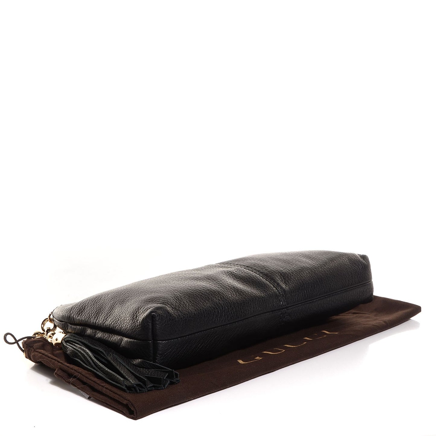 Deerskin Sienna Small Clutch Black