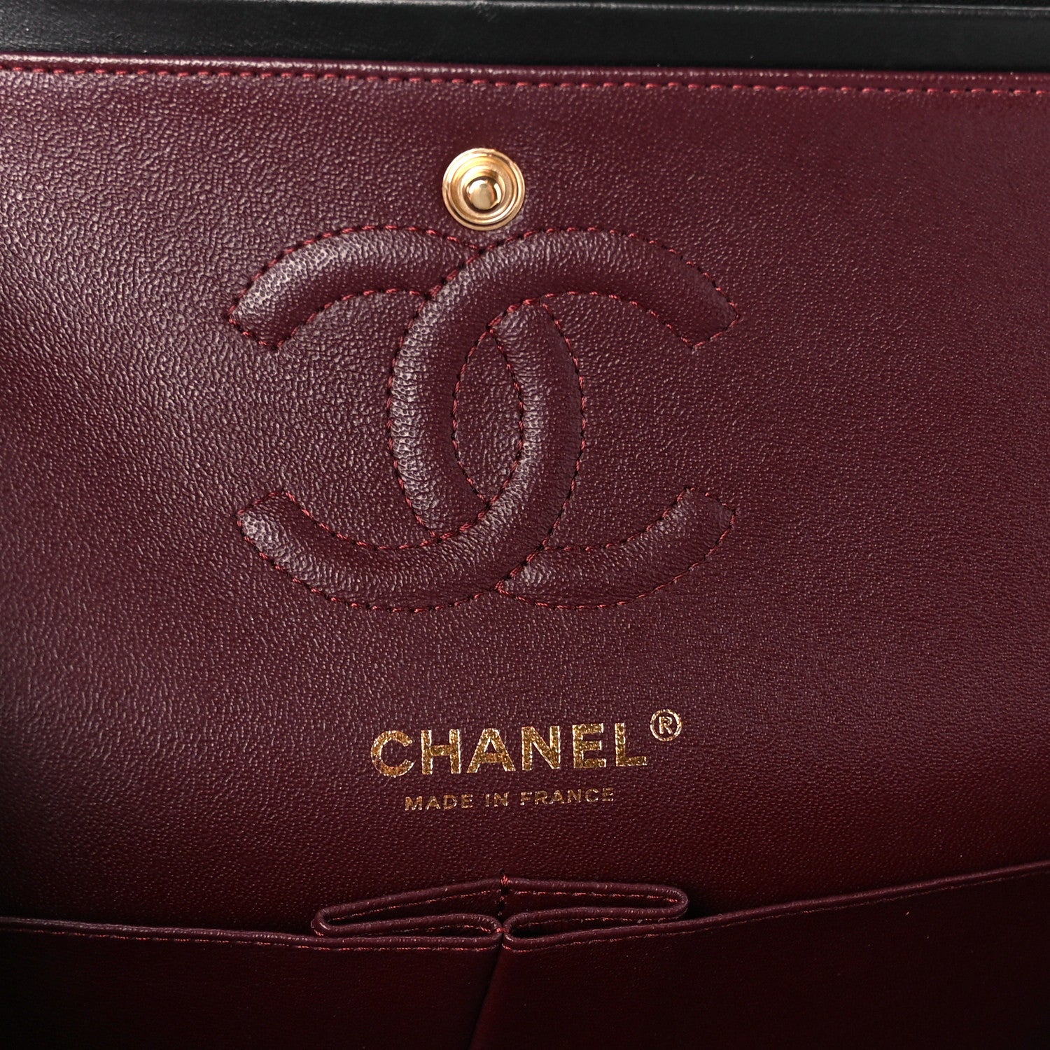 Chanel Lambskin Quilted Small Double Flap Black 6 of 12