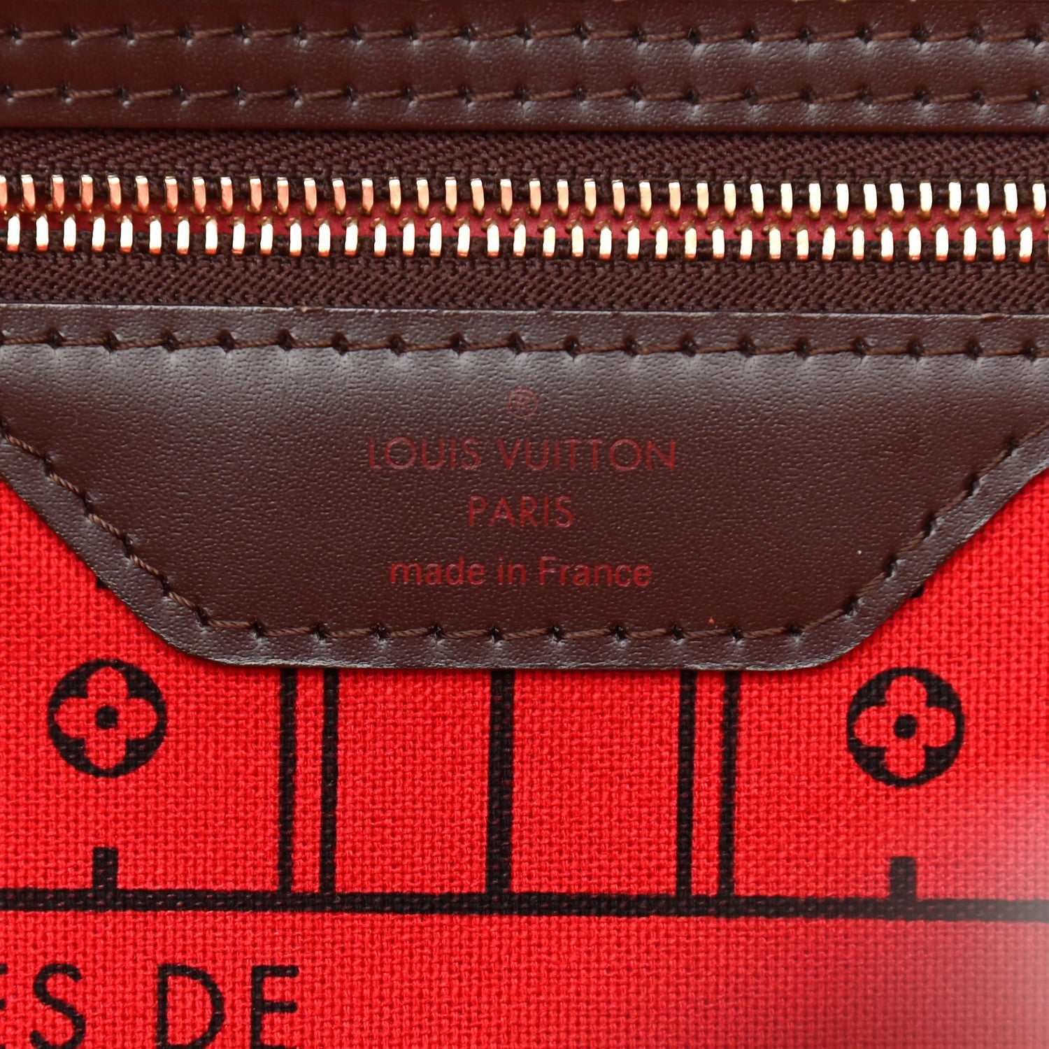 Louis Vuitton Damier Ebene Neverfull GM 6 of 11