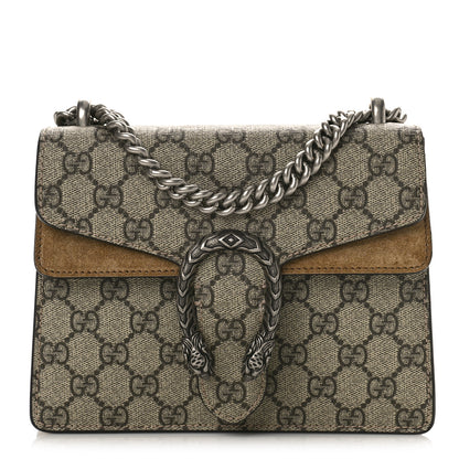 Gucci GG Supreme Monogram Mini Dionysus Shoulder Bag Taupe 1 of 11