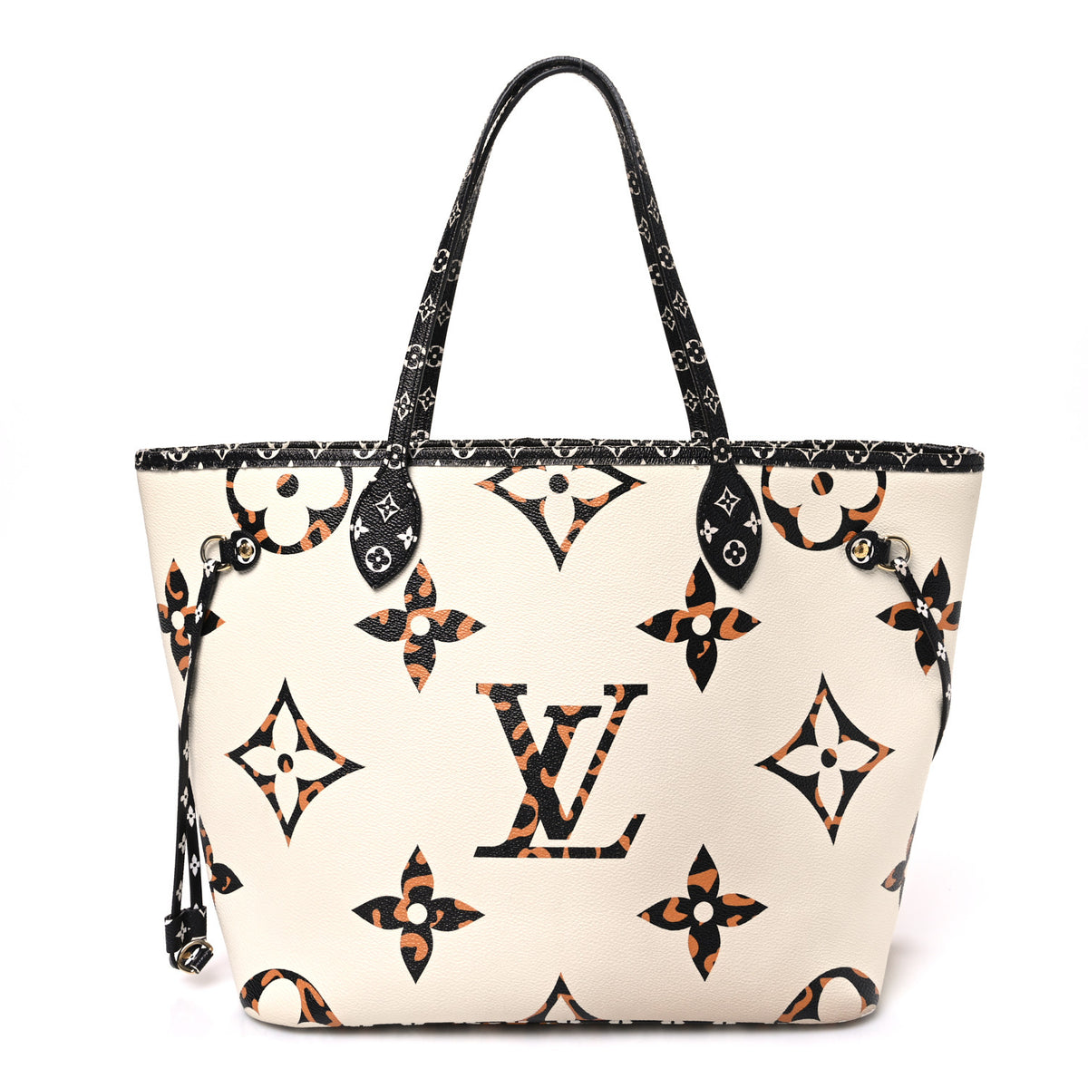 Monogram Giant Jungle Neverfull MM Ivory