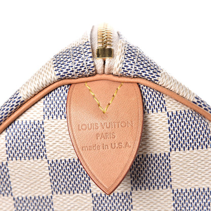 Louis Vuitton Damier Azur Speedy 30 6 of 8