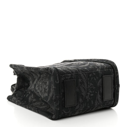 Versace Jacquard Barocco Mini Athena Tote Black 4 of 13
