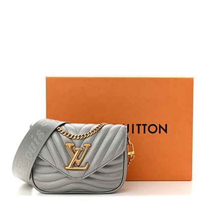 Louis Vuitton Calfskin New Wave Multi Pochette Metallic Grey 12 of 12