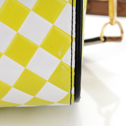 Louis Vuitton Epi Reverse Monogram Damier Race Speedy Bandouliere 30 Black Yellow 12 of 13