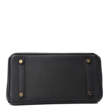 Hermes Togo Birkin 25 Black 6 of 36