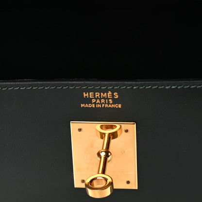 Hermes Box Kelly Retourne 32 Vert Fonce 6 of 25