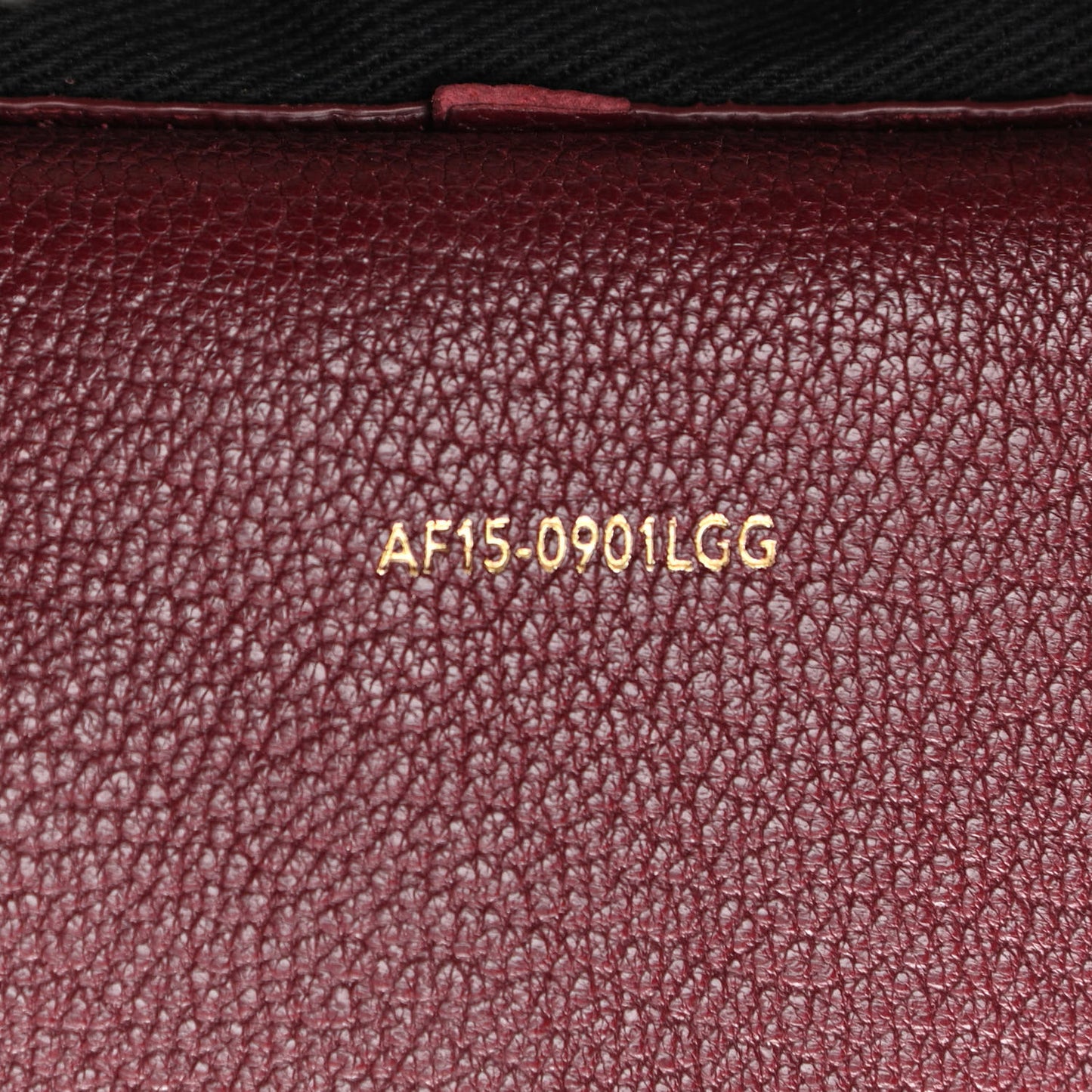Grained Calfskin Small Ryder Satchel Burgundy