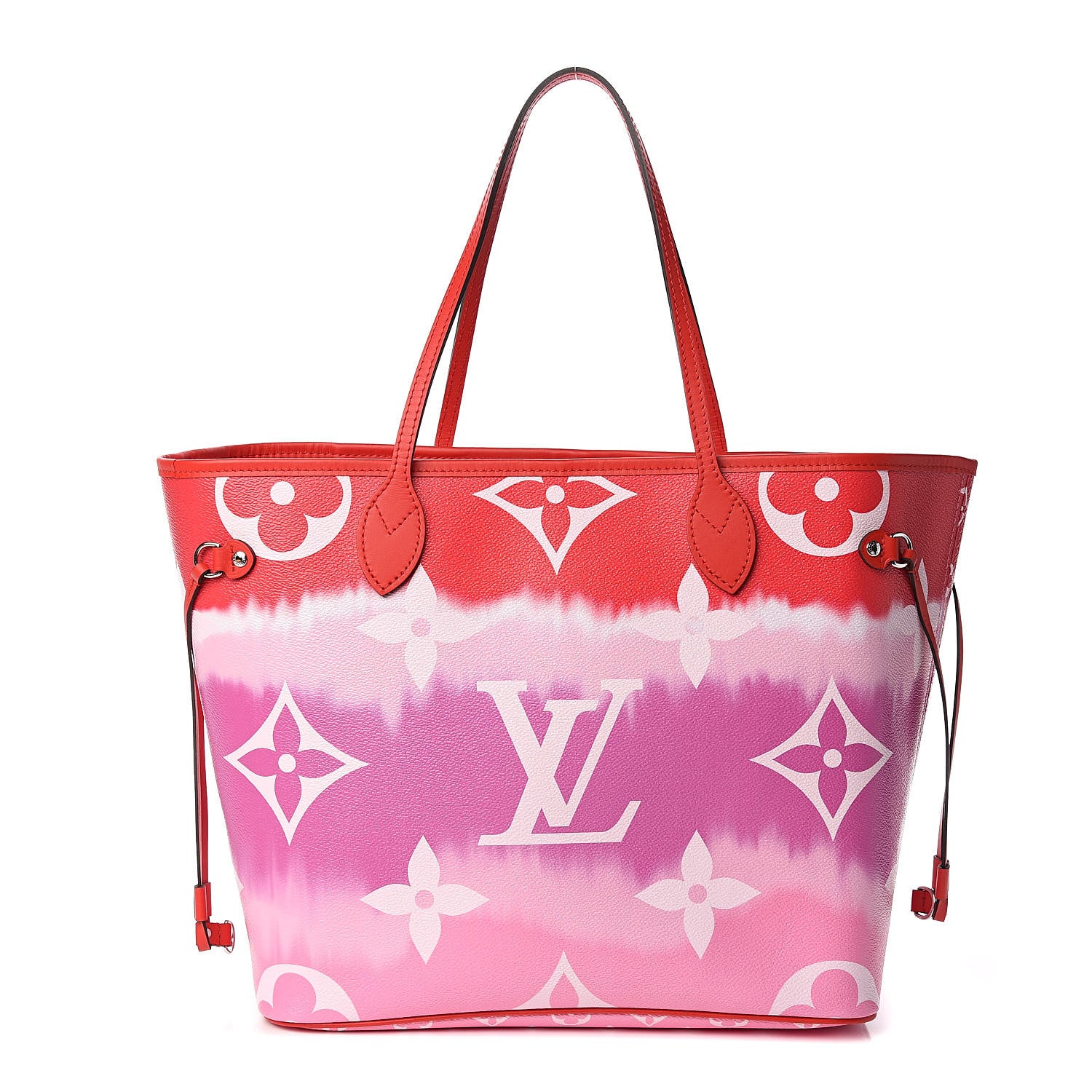 Louis Vuitton Monogram Escale Neverfull MM Rouge 1 of 12