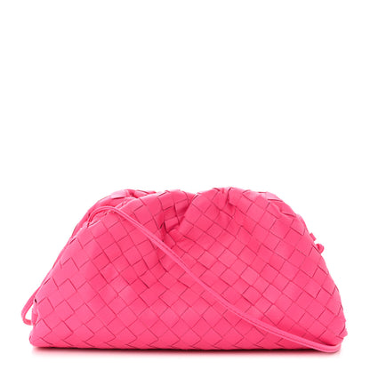 Bottega Veneta Nappa Intrecciato The Mini Pouch Rosa Shock 1 of 11