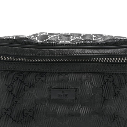 Gucci Imprime Monogram Belt Bag Black 9 of 11