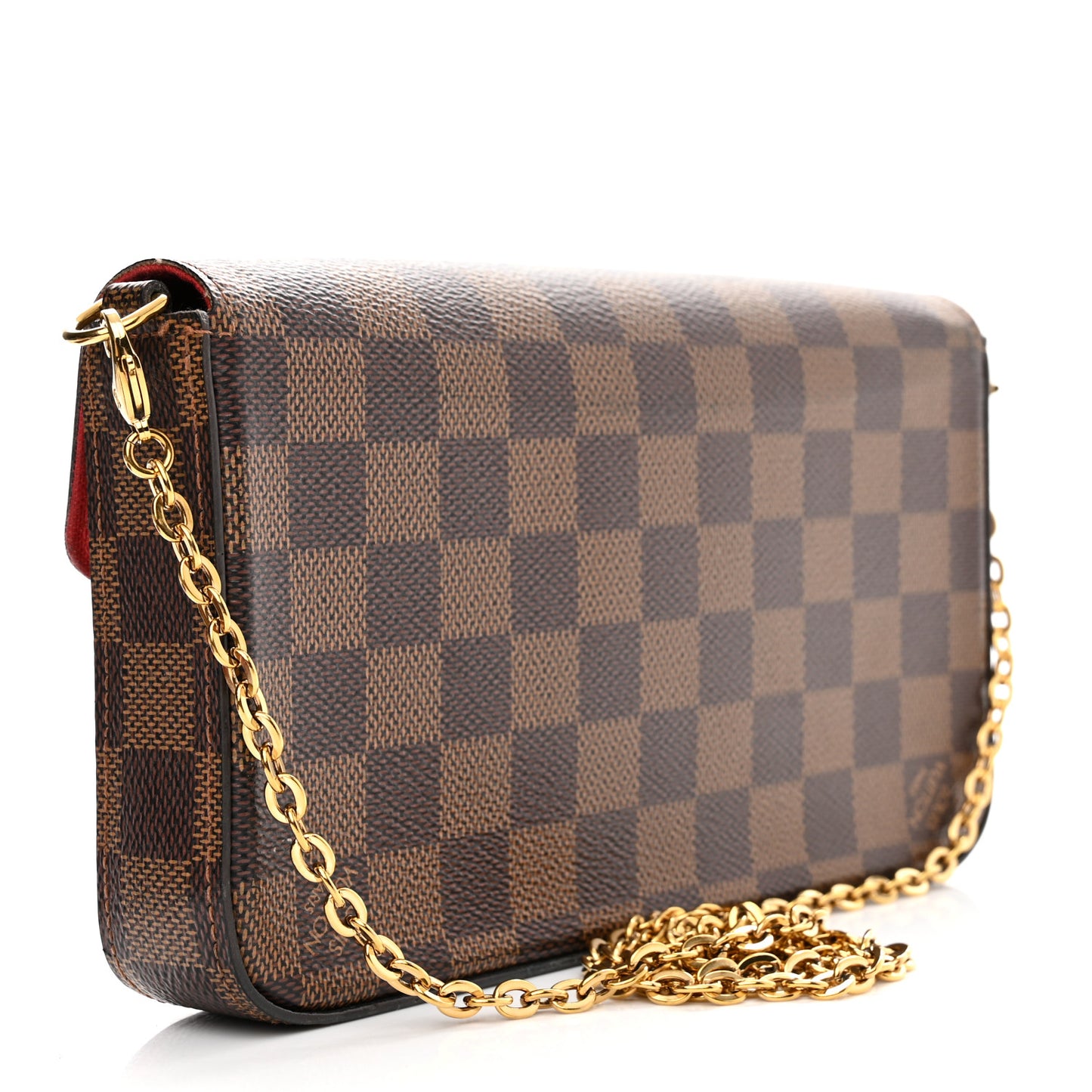Damier Ebene Pochette Felicie Chain Wallet