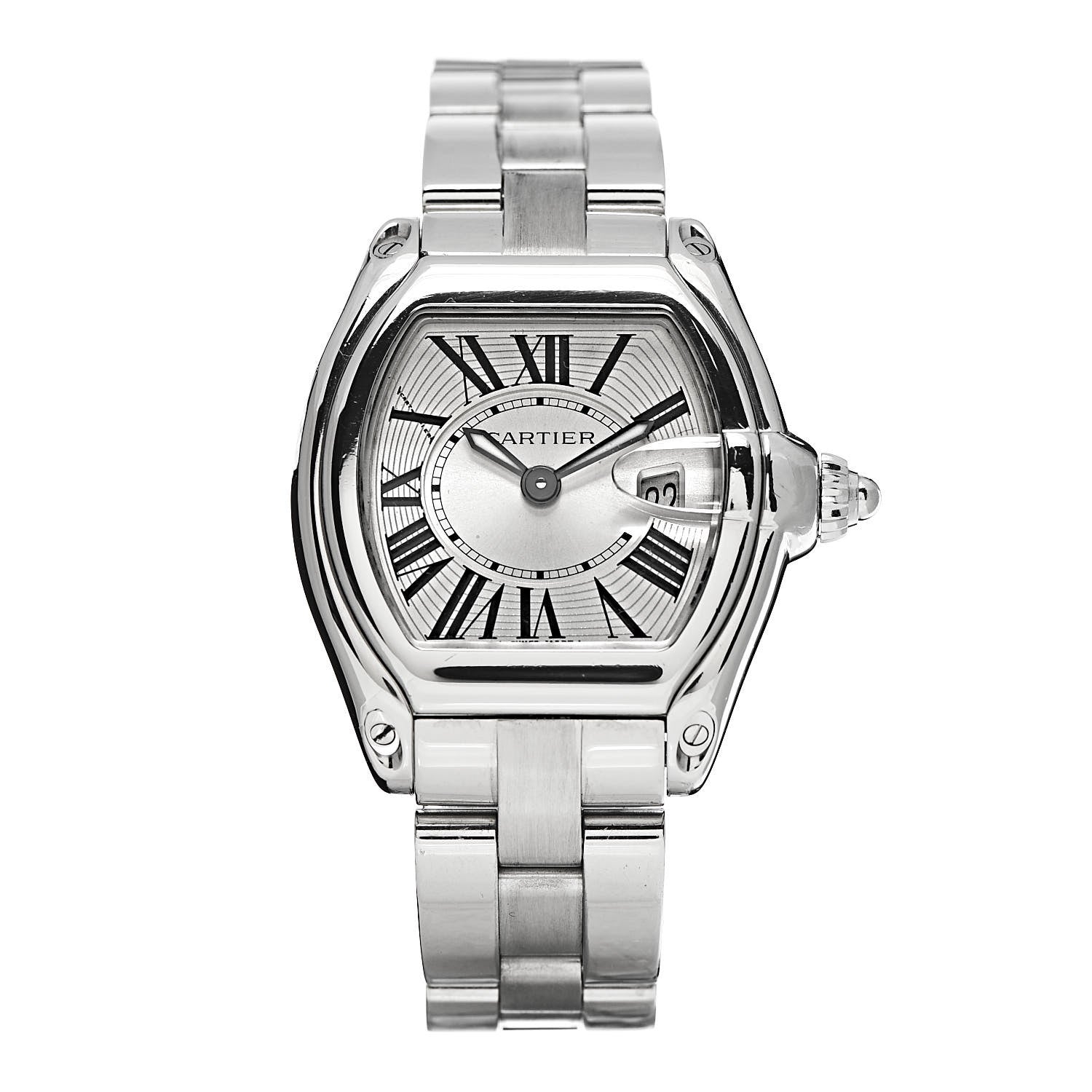 Cartier Stainless Steel 31mm Roadster Quartz Watch 1 of 11