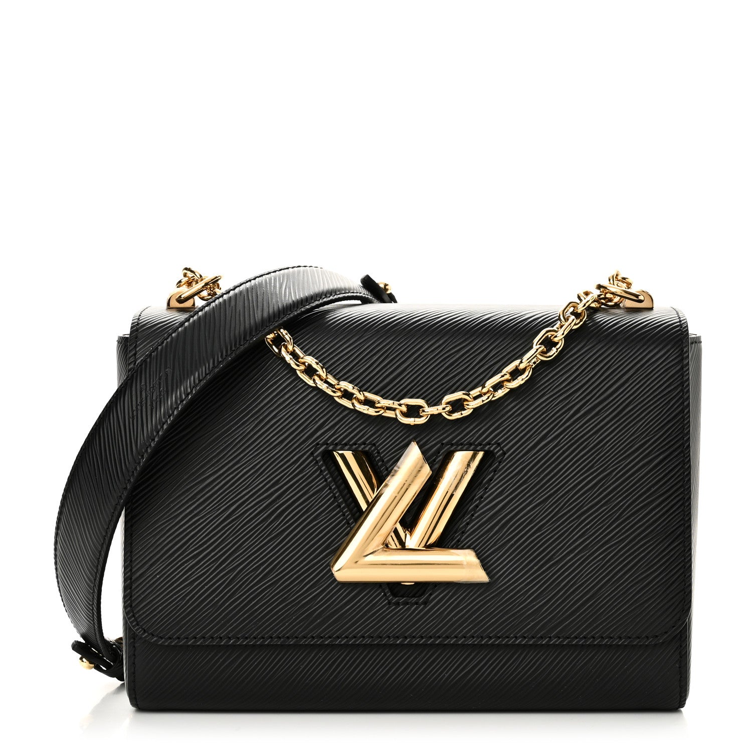 Louis Vuitton Epi Twist Shoulder Bag MM Black 1 of 11