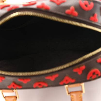 Louis Vuitton Monogram Tuffetage Deauville Cube Red 5 of 10