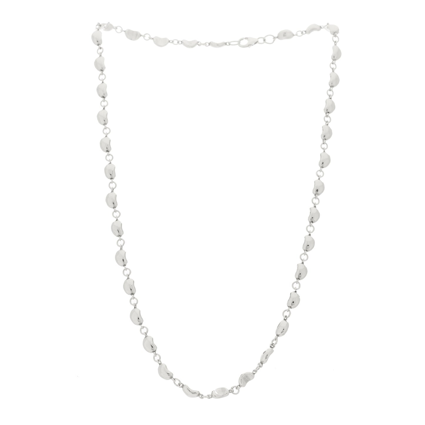 Sterling Silver Elsa Peretti Bean Necklace