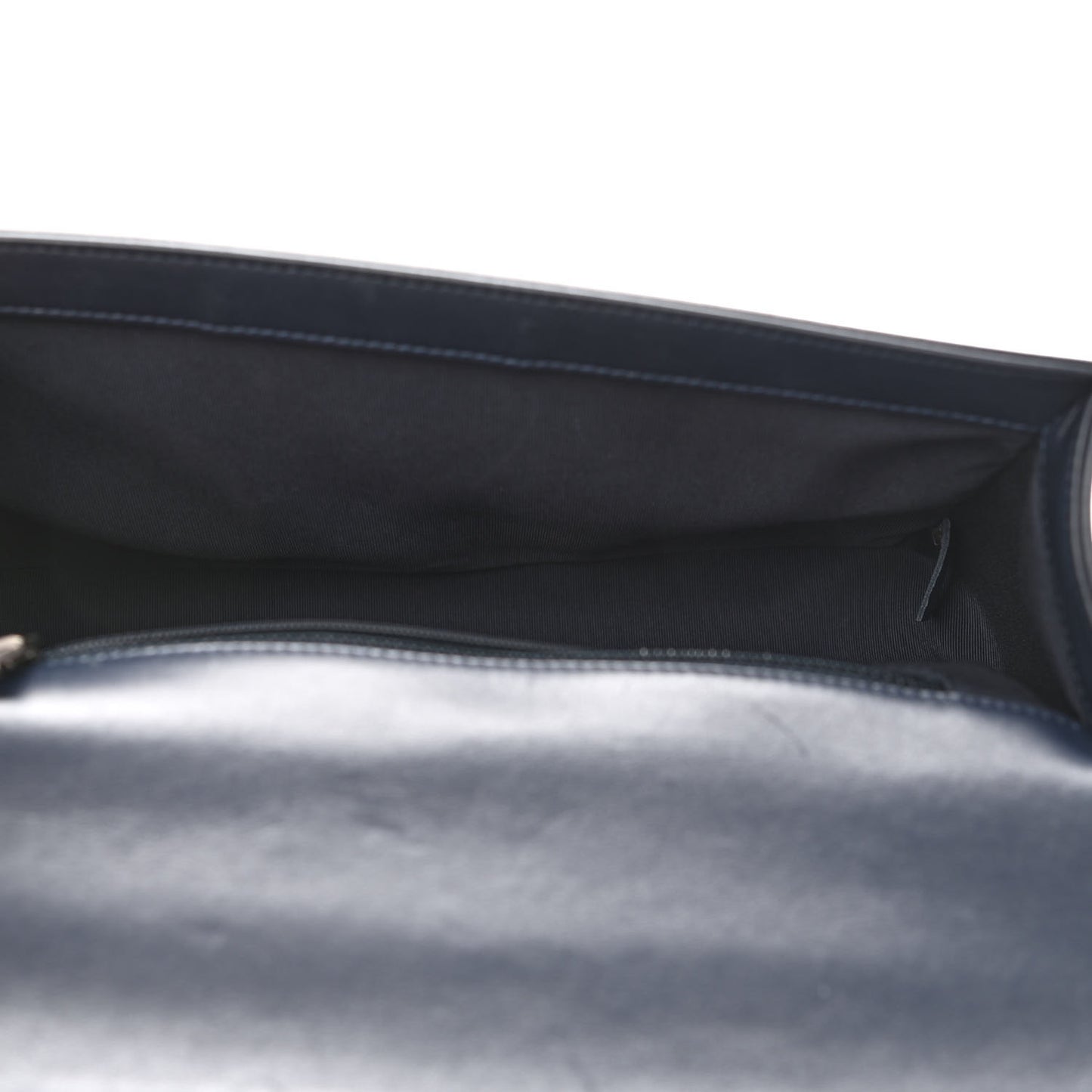 Calfskin Quilted New Medium Boy Flap Navy