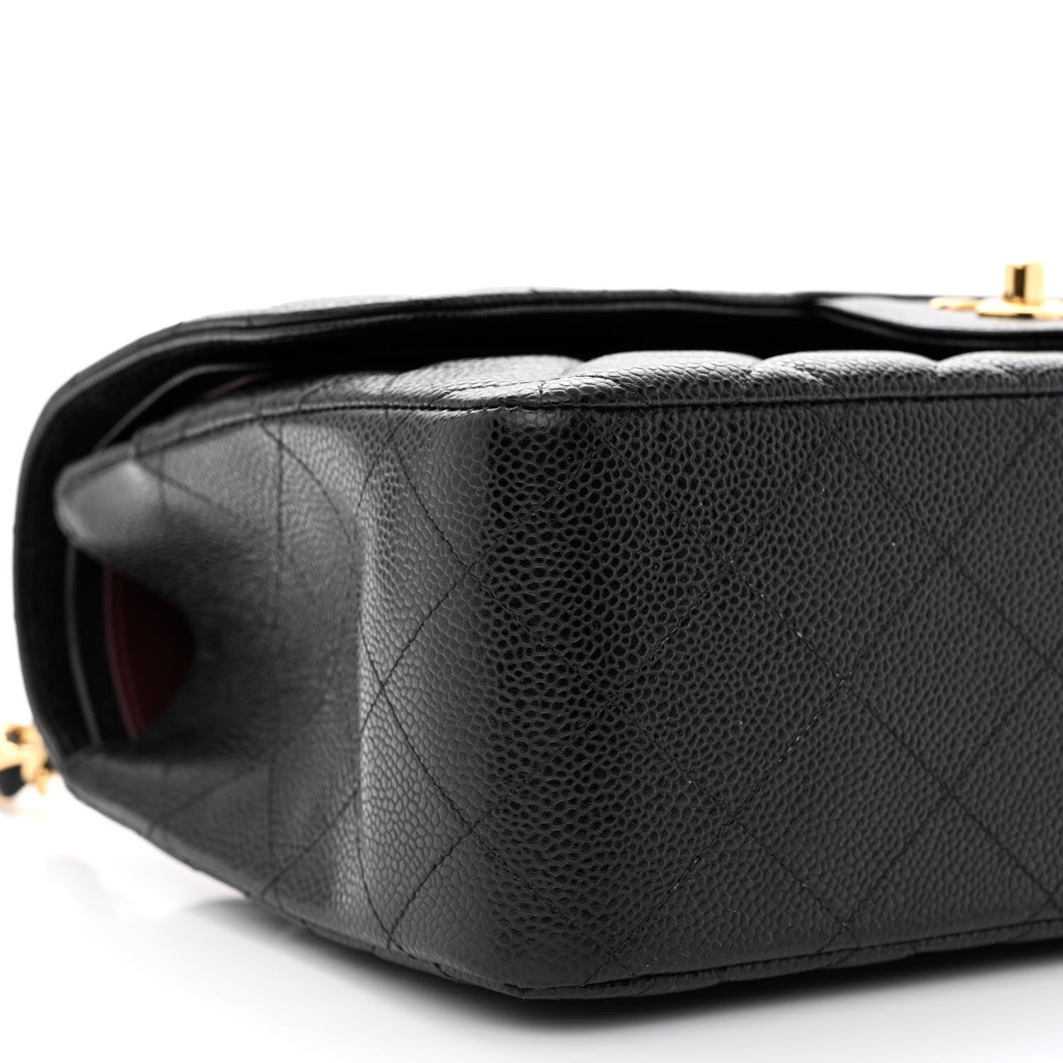 Chanel Caviar Quilted Jumbo Double Flap Black 9 of 11