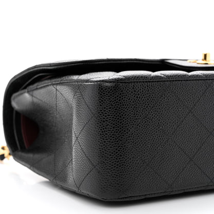 Chanel Caviar Quilted Jumbo Double Flap Black 9 of 11