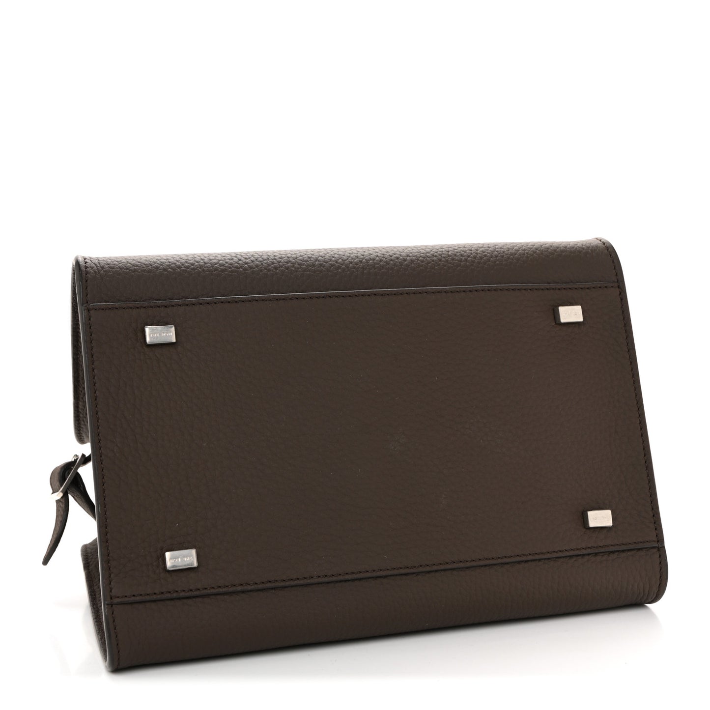 Grained Calfskin Soft Margaux 10 Bag Deep Brown