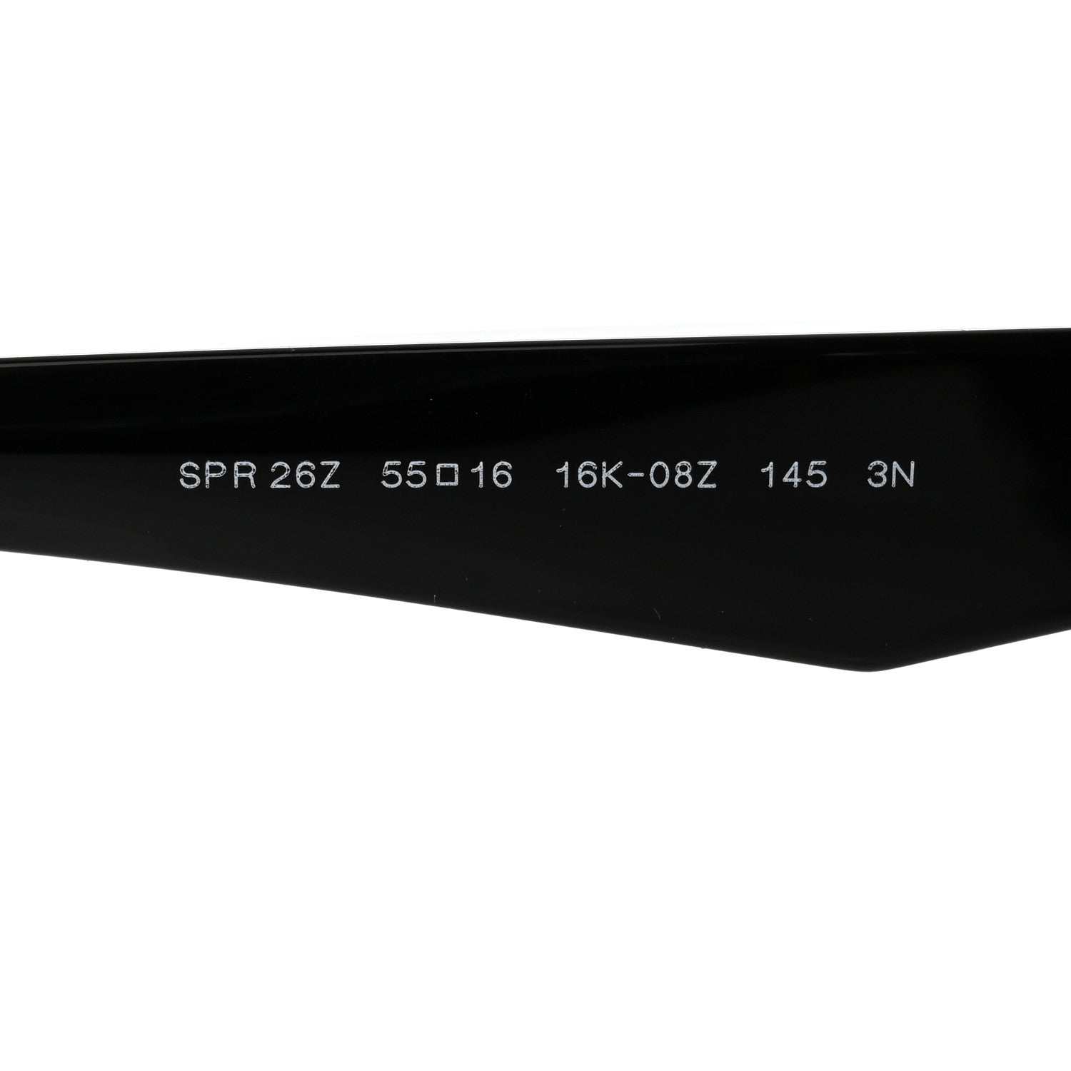 Prada Acetate Oval Sunglasses SPR 26Z Black 7 of 8