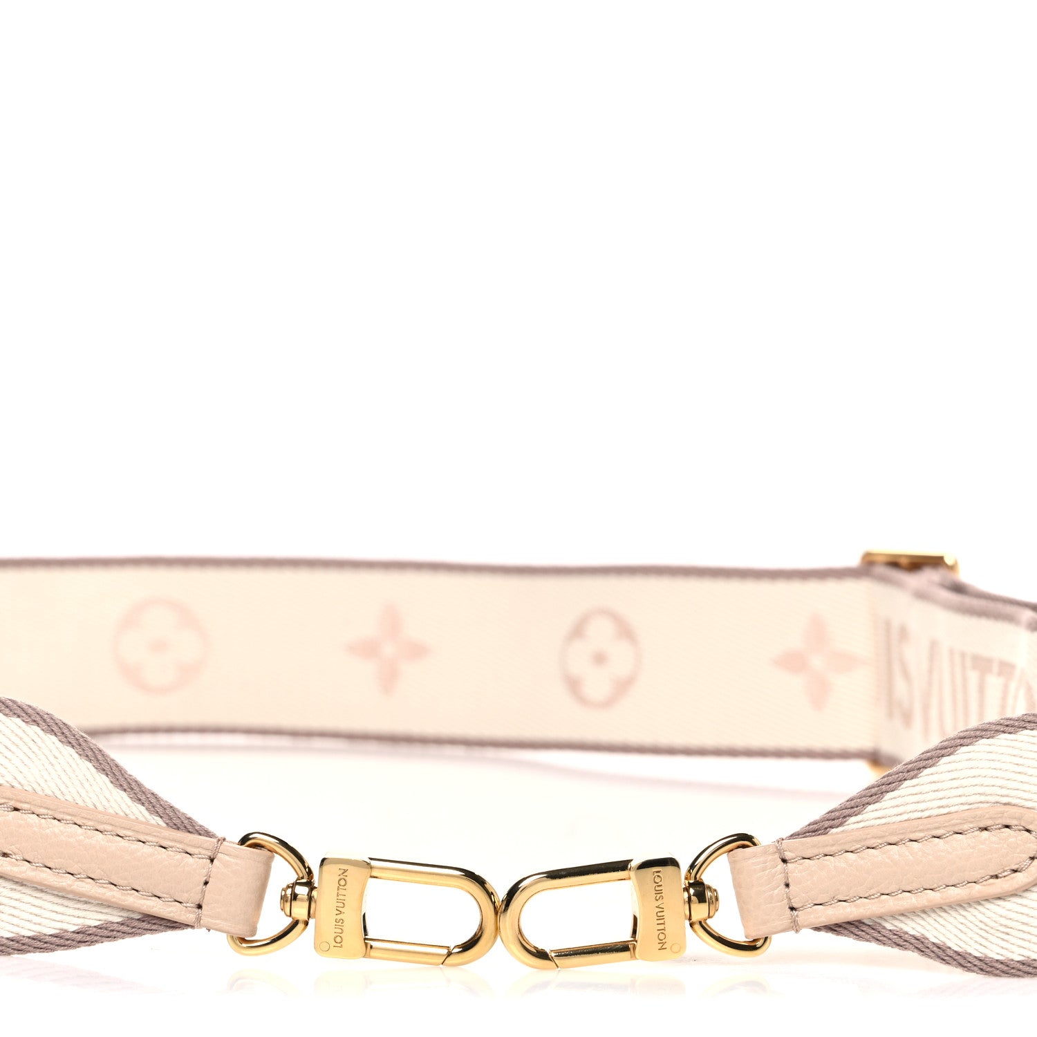 Louis Vuitton Jacquard Diane Shoulder Strap Sand 3 of 3