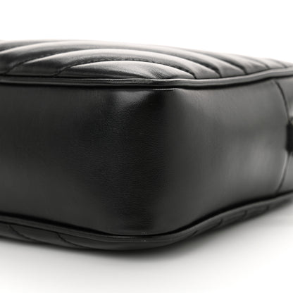 Saint Laurent Calfskin Matelasse Monogram Lou Camera Bag Black 10 of 16