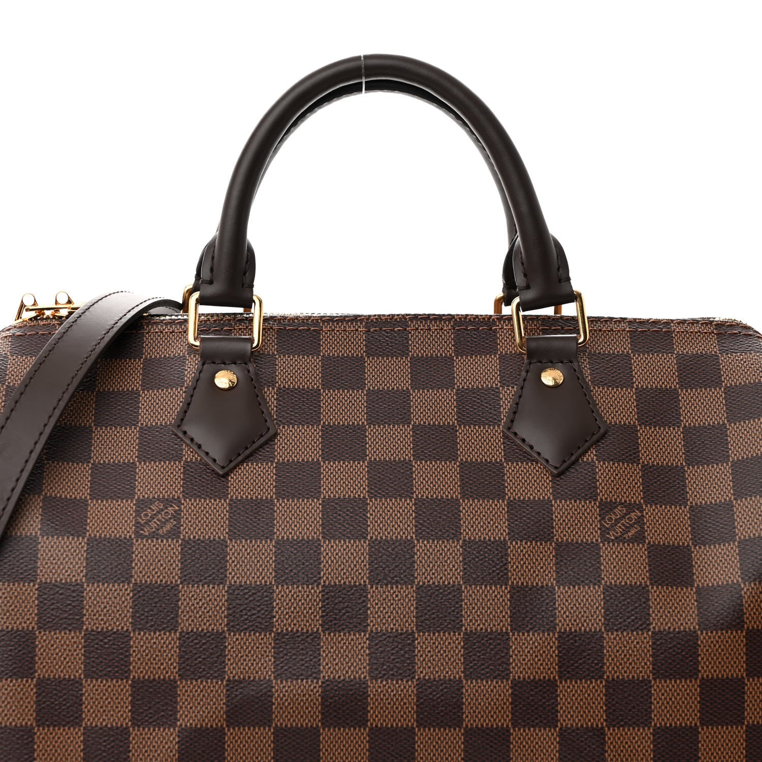 Louis Vuitton Damier Ebene Speedy Bandouliere 30 8 of 10
