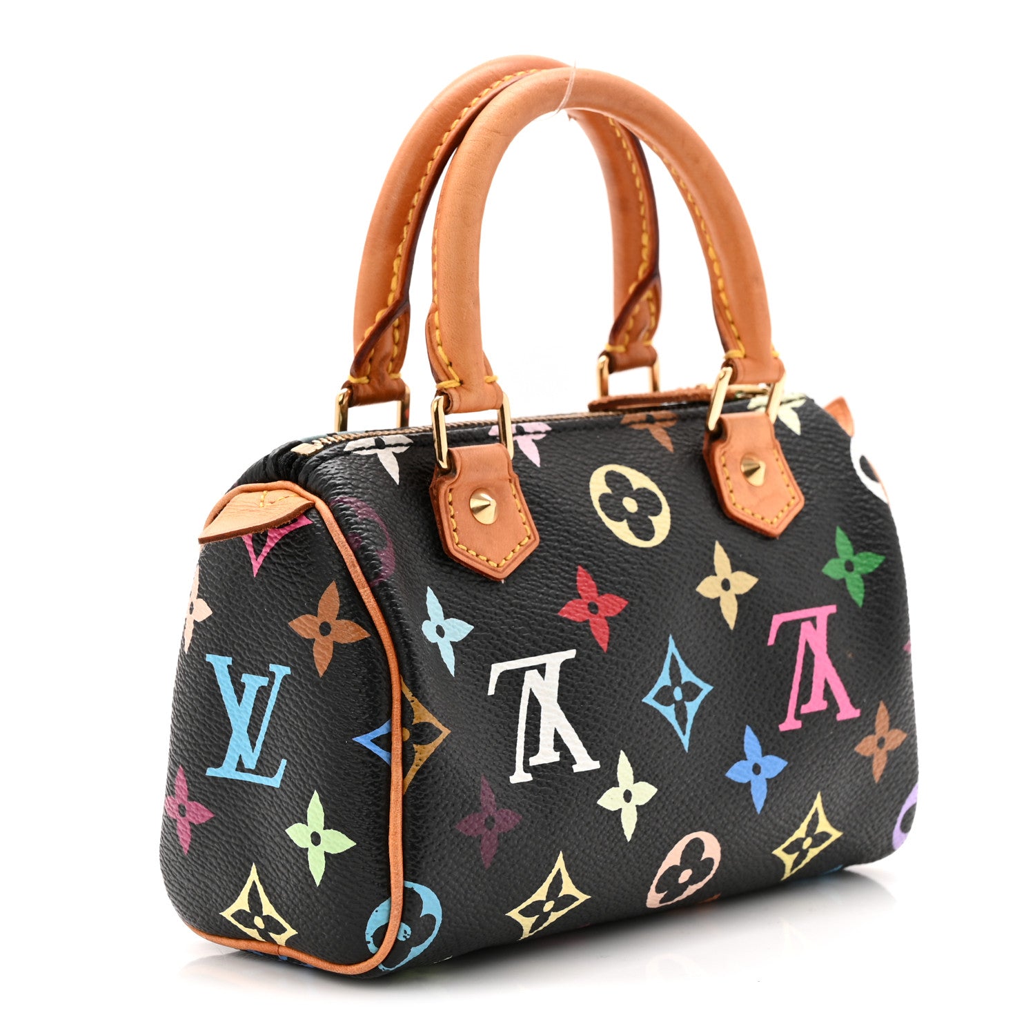 Louis Vuitton Monogram Multicolor Mini Sac HL Speedy Black 1864163