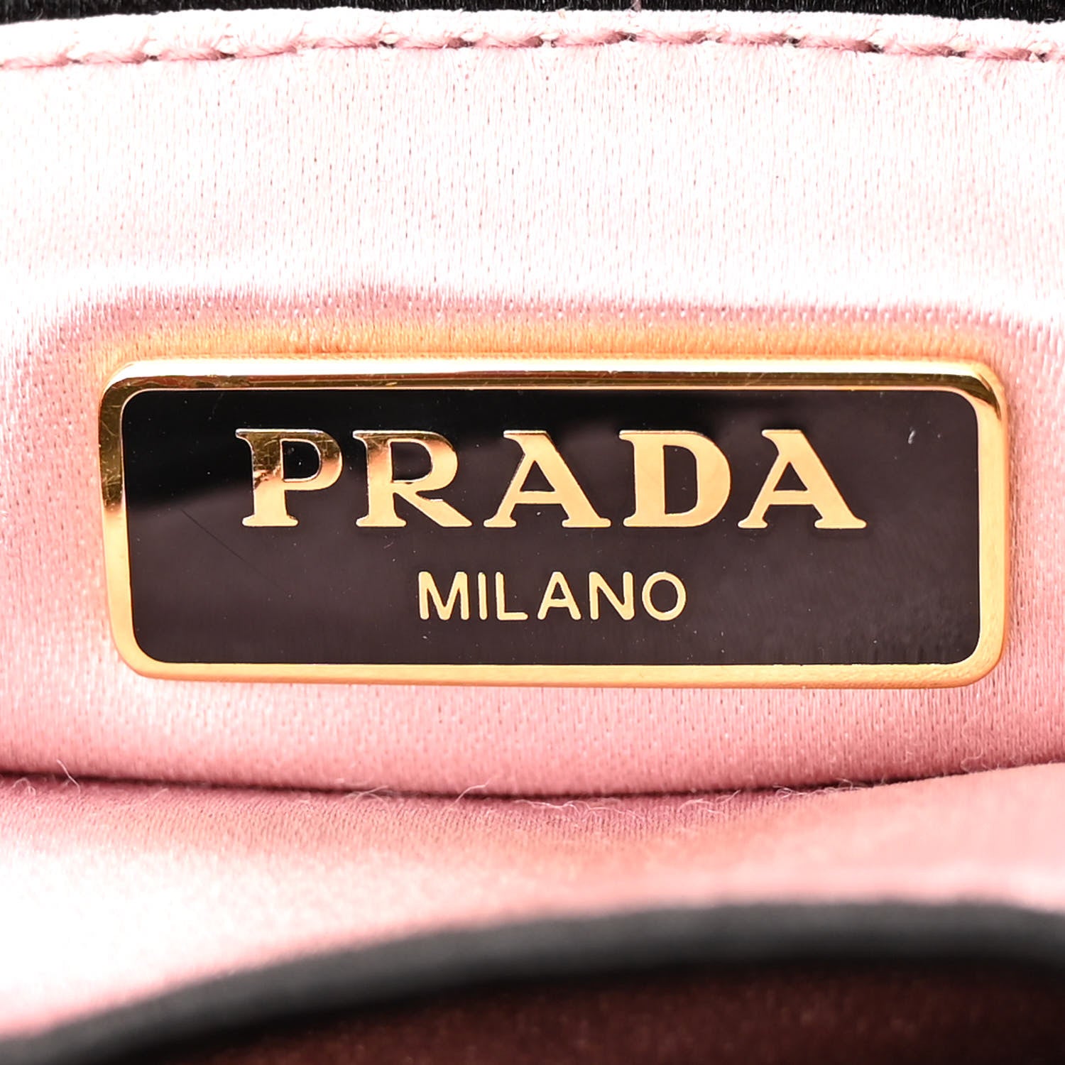 Prada Satin Raso Evening Clutch Black 6 of 10