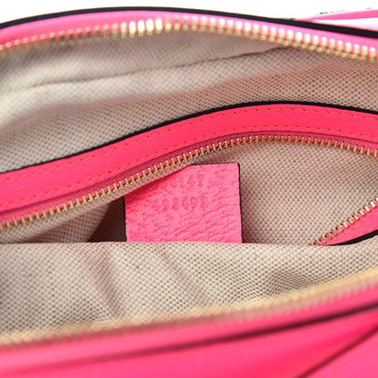 Gucci Canvas Flora Floral Shoulder Bag White Fuchsia Fluo 8 of 11
