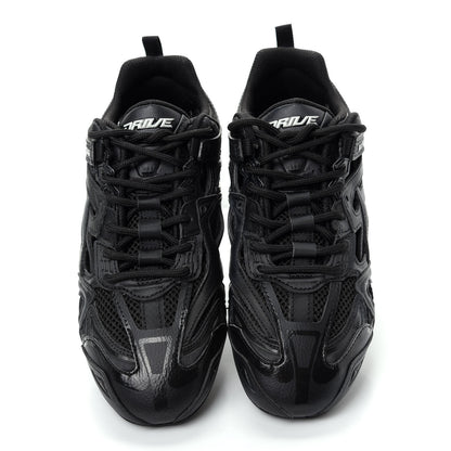 Balenciaga Mesh Rubber Womens Drive Sneakers 37 Black 5 of 11