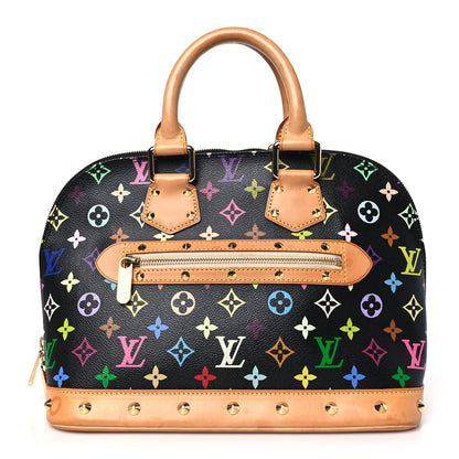 Louis Vuitton Monogram Multicolor Alma PM Black 1 of 11