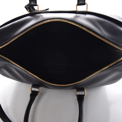 Saint Laurent Calfskin Classic Duffle 12 Black 6 of 15