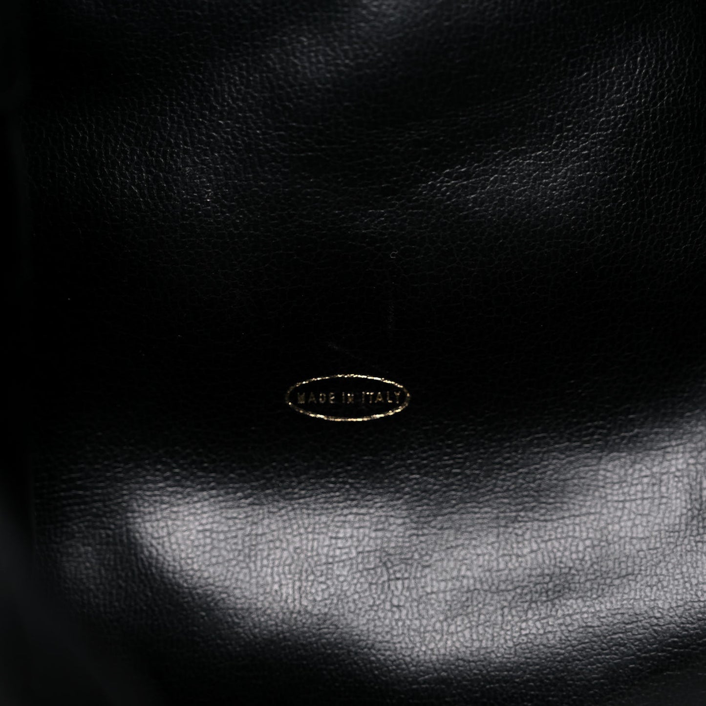 Caviar Quilted Drawstring Backpack Black